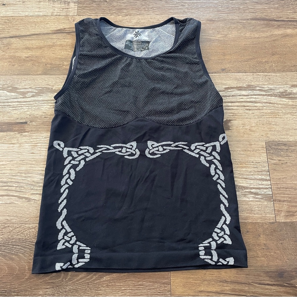 Athleta‎ workout Black and Gray Women's Tank Top S